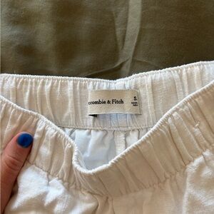 Linen white pants